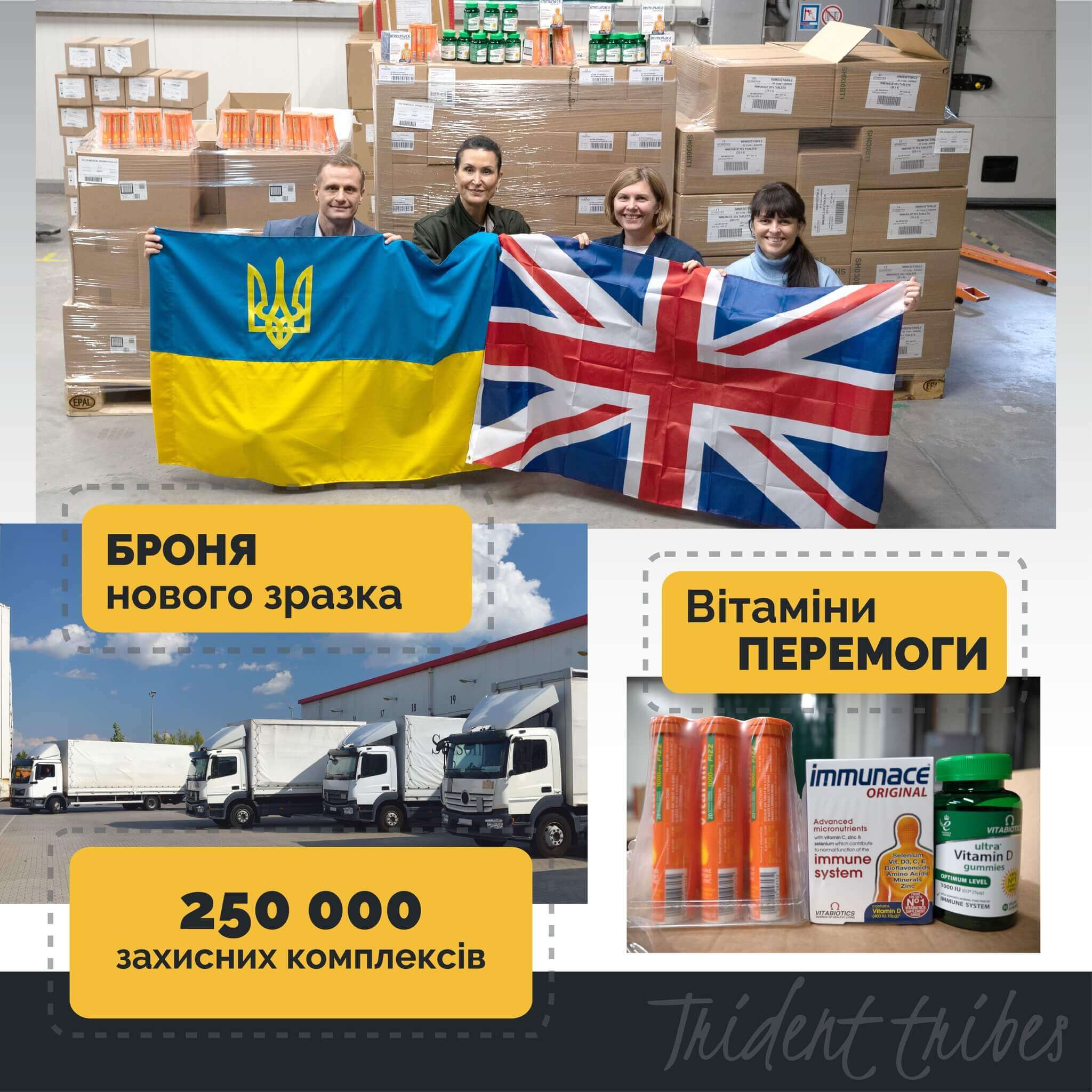 250 000 захисних комплектів Trident Tribes